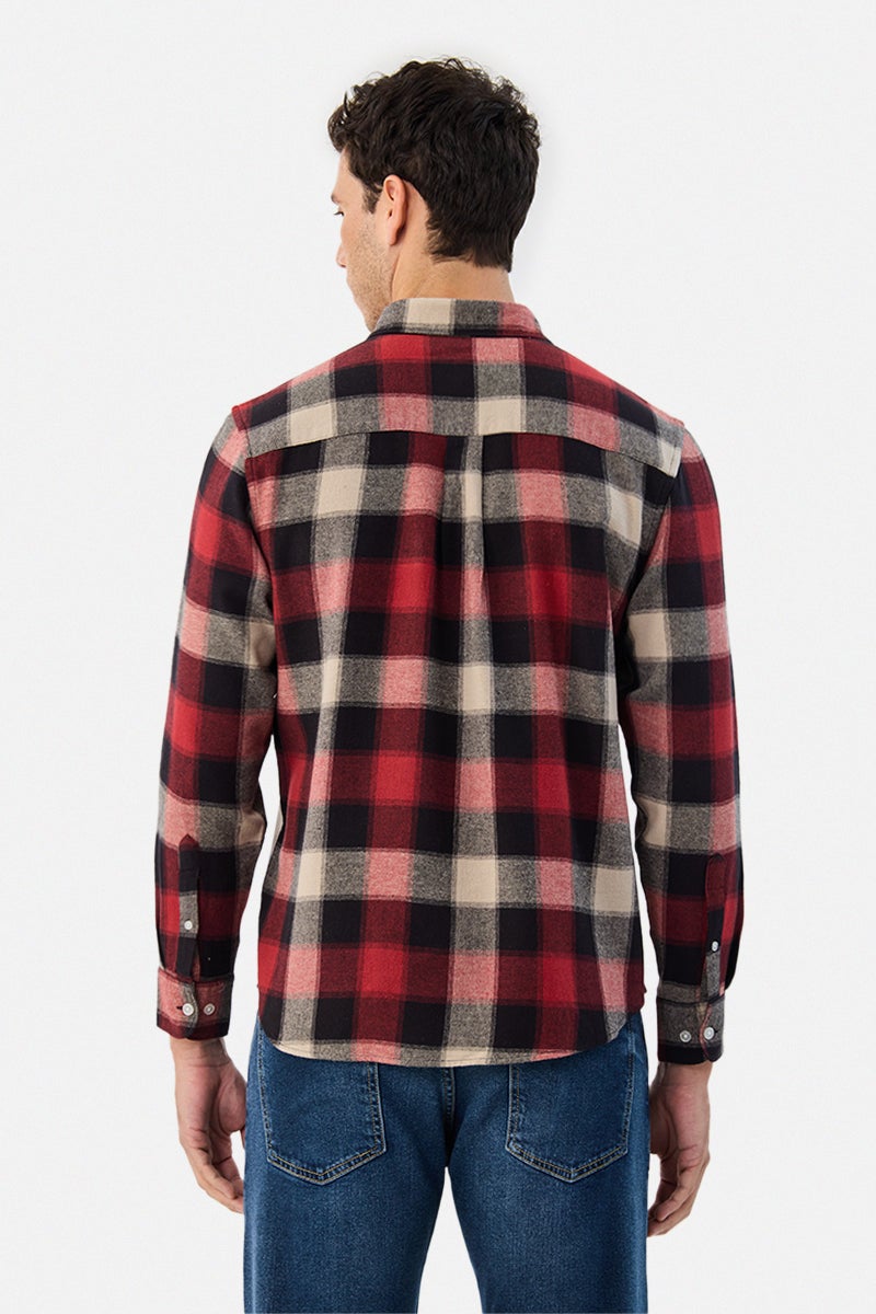 SNITCH 100% Cotton Regular Fit Checks Shirt - Image 5